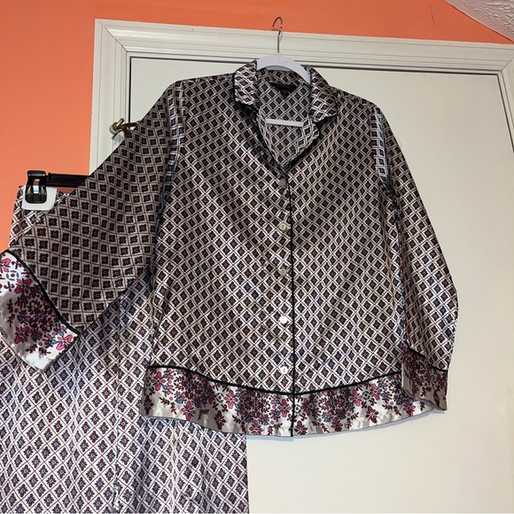 Thalia Sodi 2pc Satin Lounge Pajama Set - Picture 3 of 16